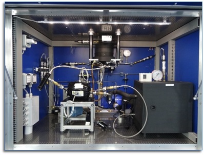 single calorimeter compressor room